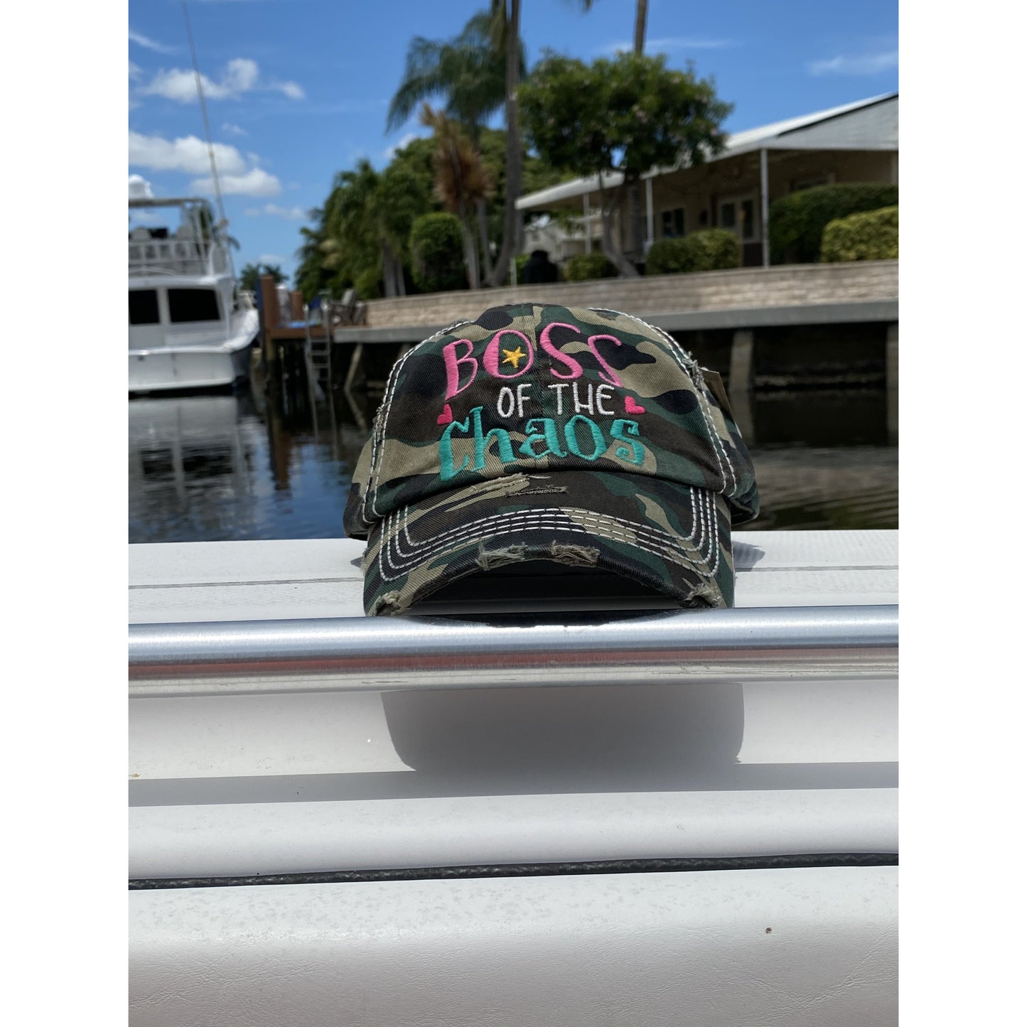 Boss of the Chaos Vintage Hat -- Choice of Color - BFF Here