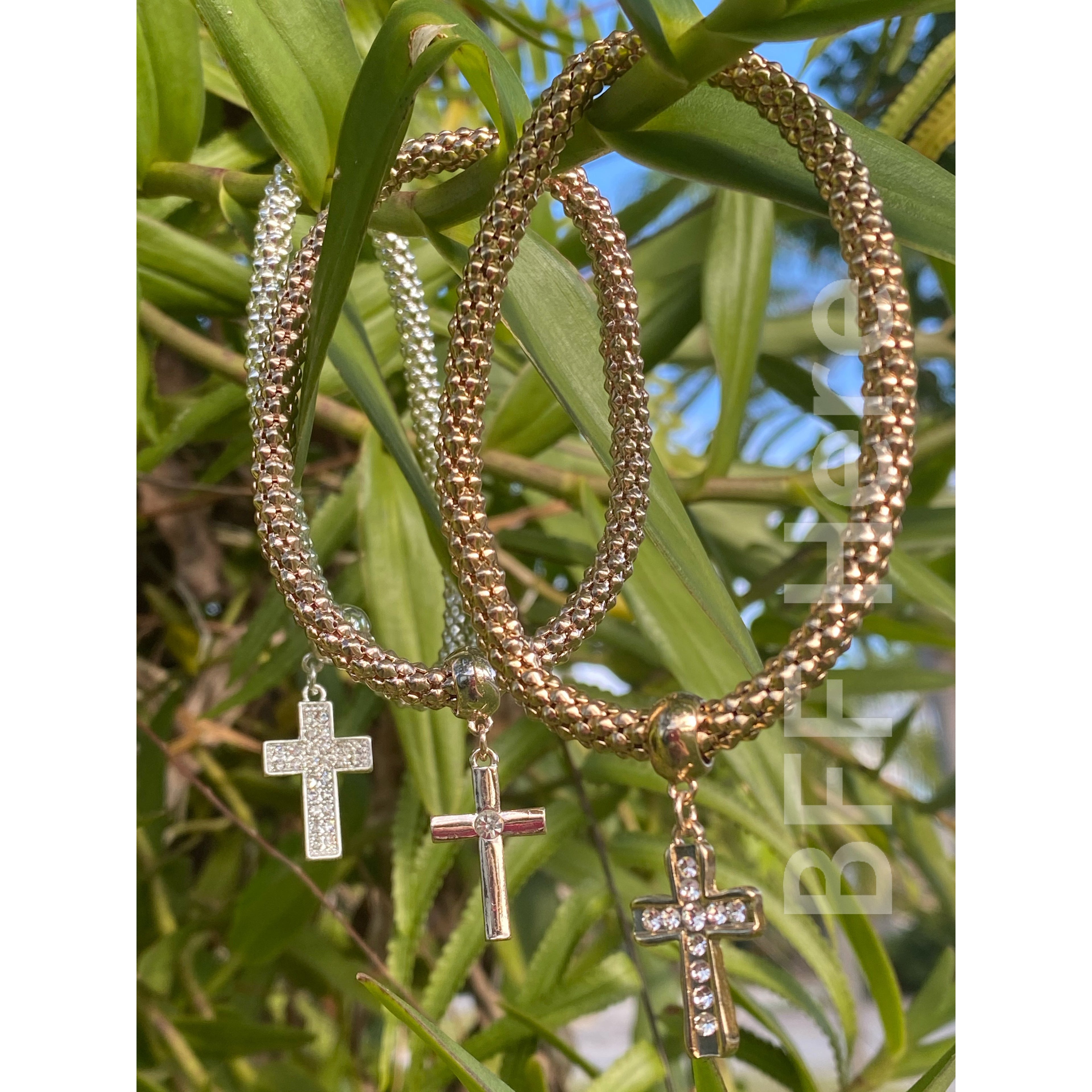Tailor Chain Set of 3 Charm Bracelets -- Choice of Style - BFF Here
