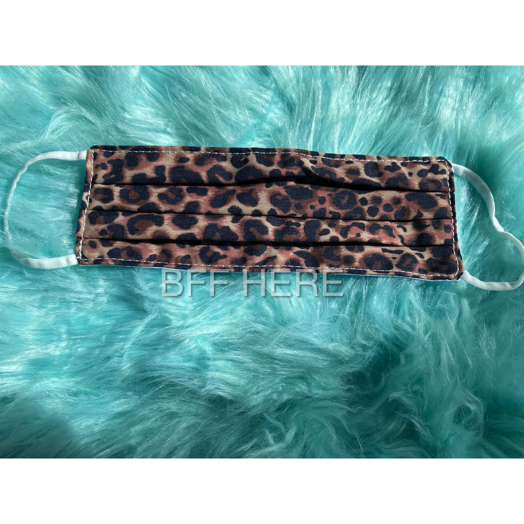 Leopard King Face Mask - Adult - BFF Here