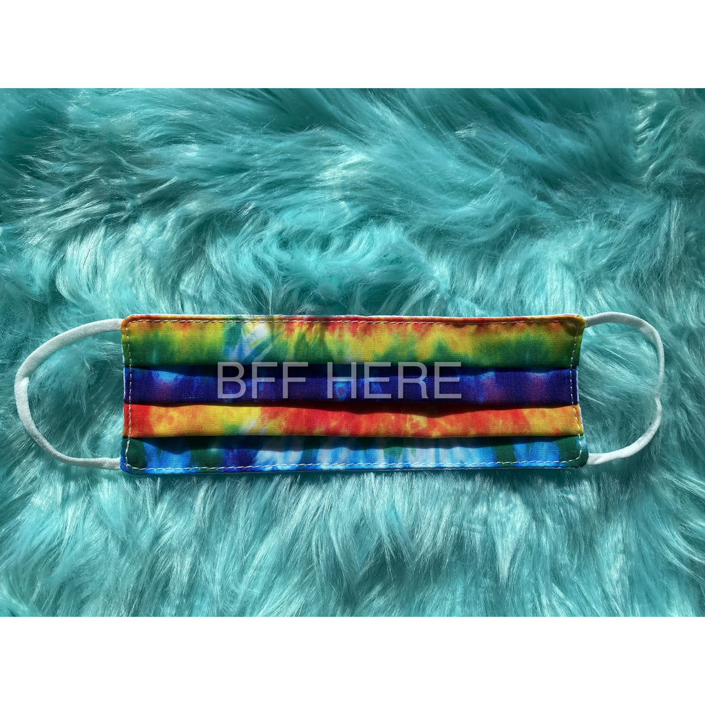 Hippie Tie-dye Face Mask - Adult - BFF Here