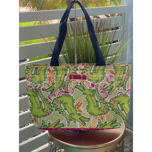 Alligator Beach Tote - BFF Here