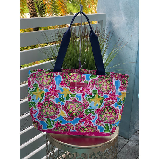 Sea Turtle Beach Tote - BFF Here