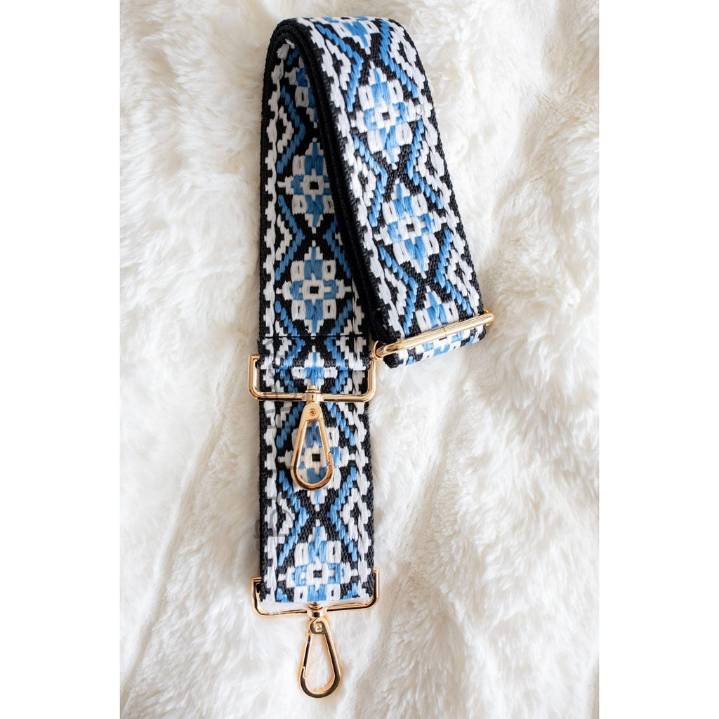 Eye Candy Crossbody Strap -- Gypsy Blue - BFF Here