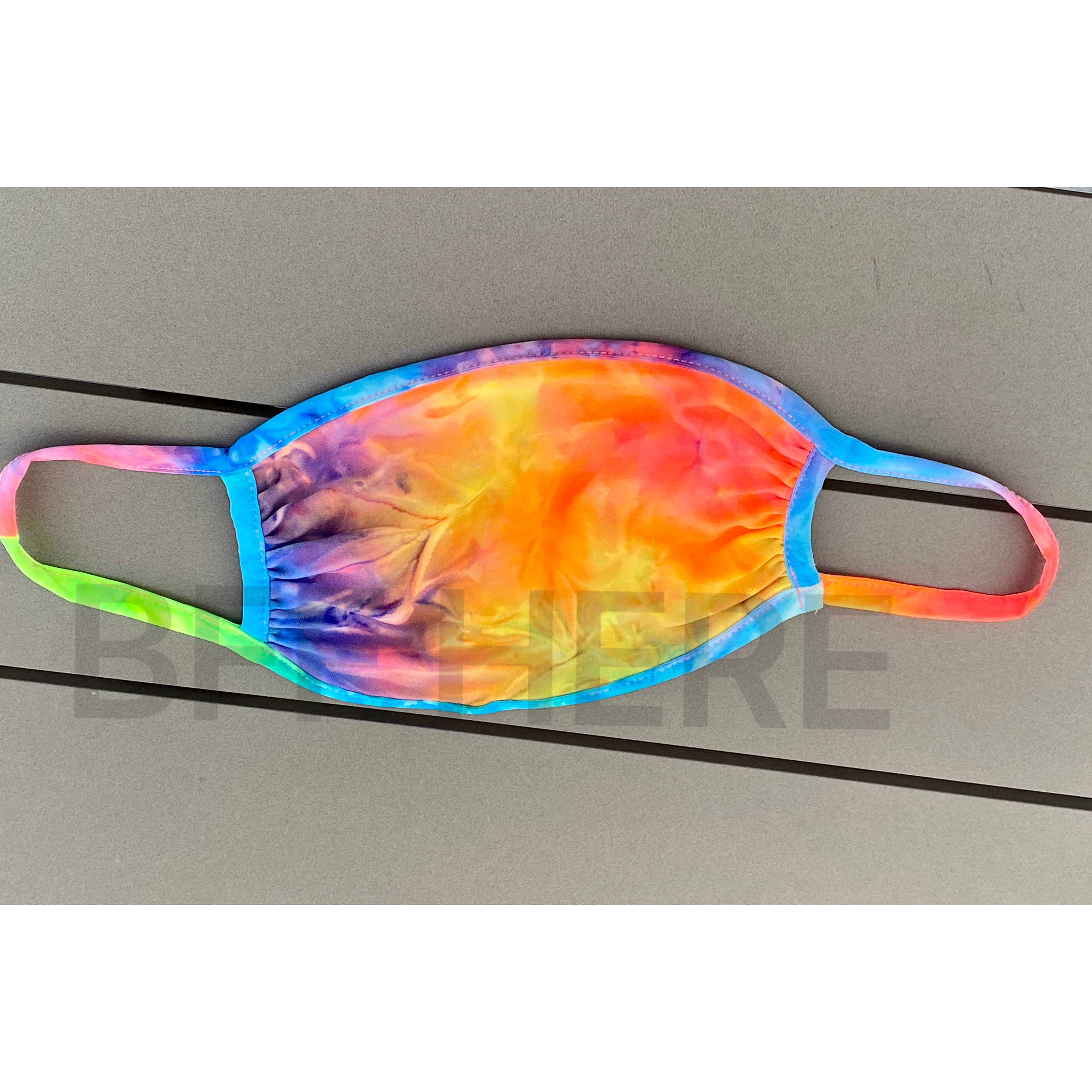 Bright Tie Dye Face Mask -- Adult - BFF Here
