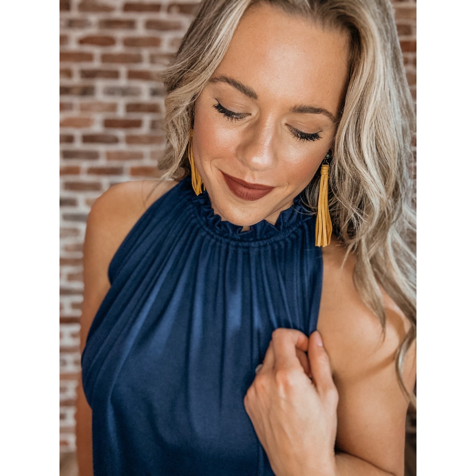 Flexi High Neck Halter Top -- Choice of Color - BFF Here