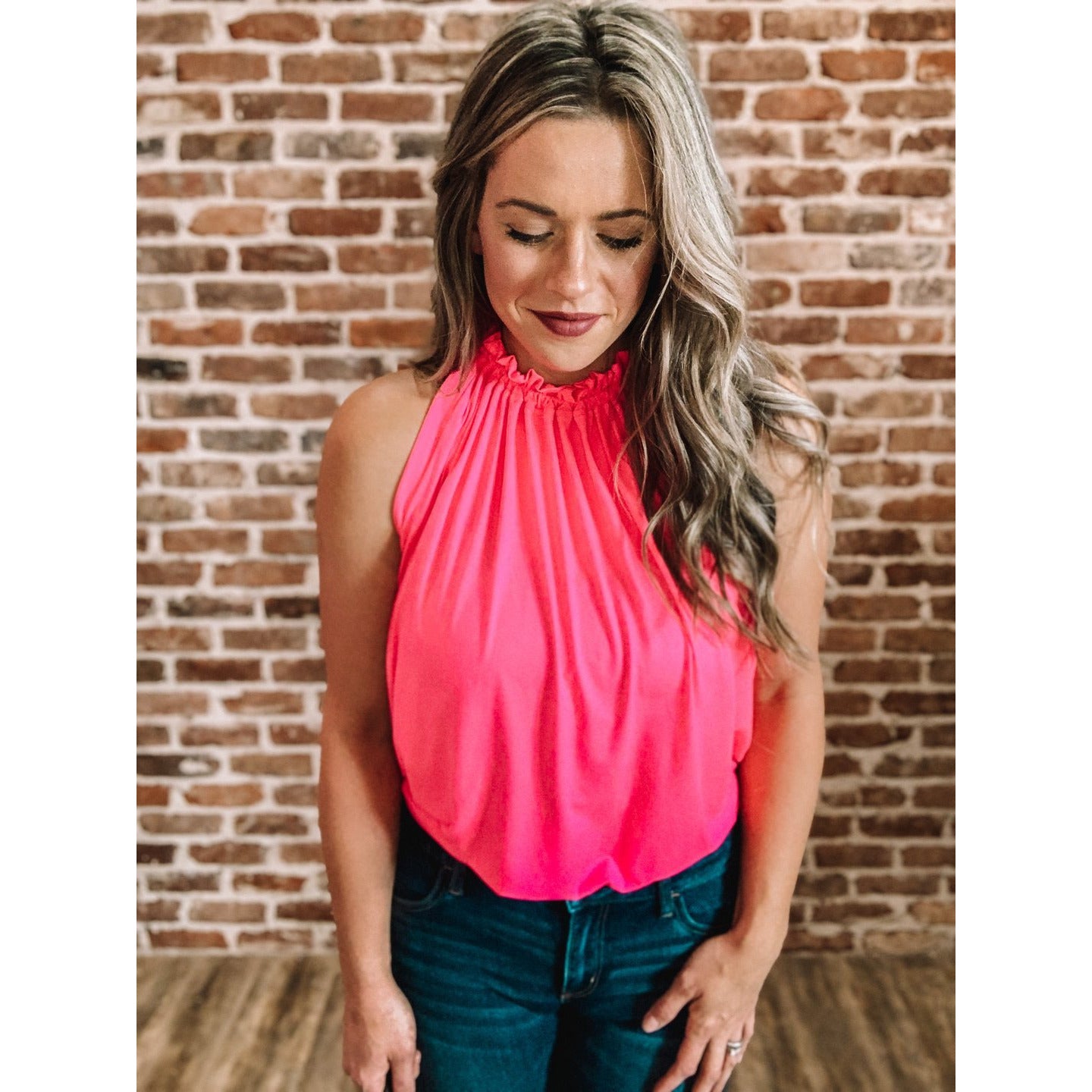 Flexi High Neck Halter Top -- Choice of Color - BFF Here