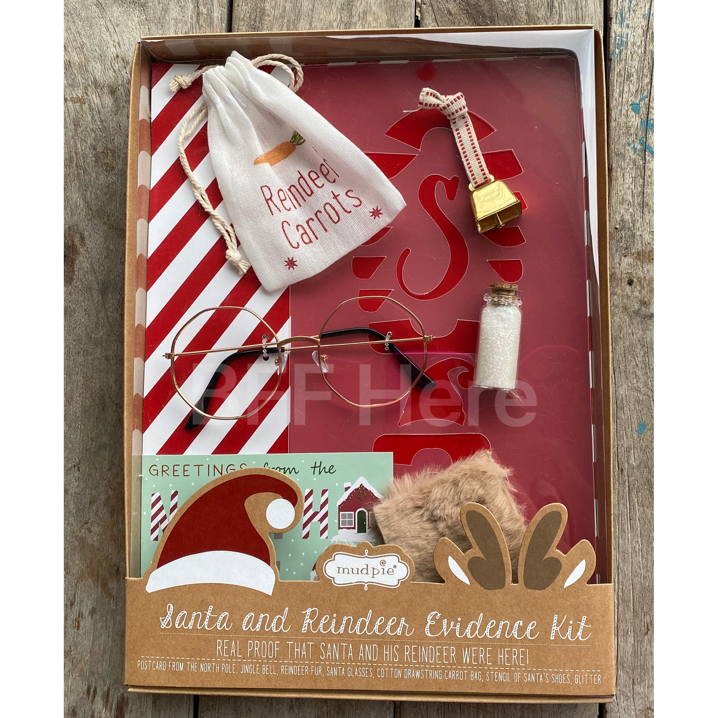 Santa & Reindeer Evidence Kit by Mud Pie - BFF Here