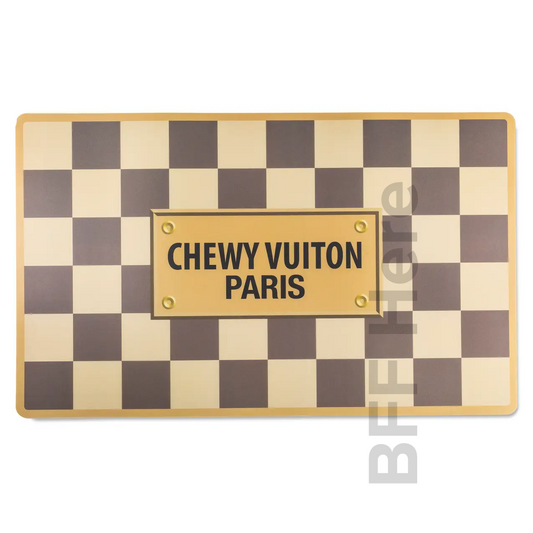 Checker Chewy Vuiton Placemat - BFF Here