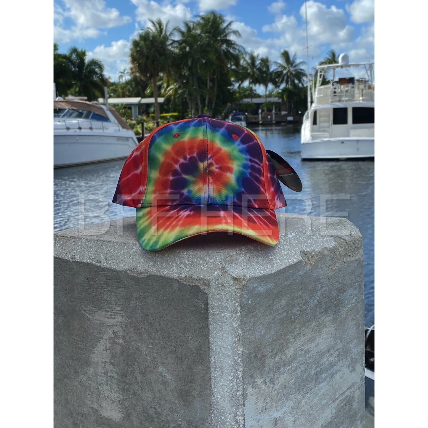 Tie Dye Baseball Hat - BFF Here