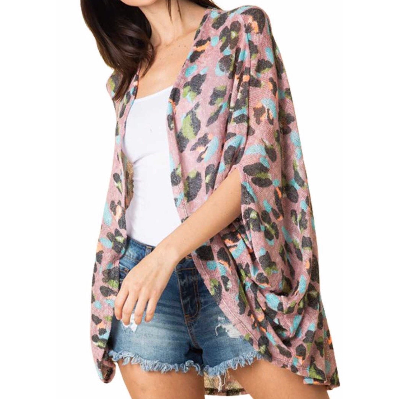 Animal Print Kimono - BFF Here