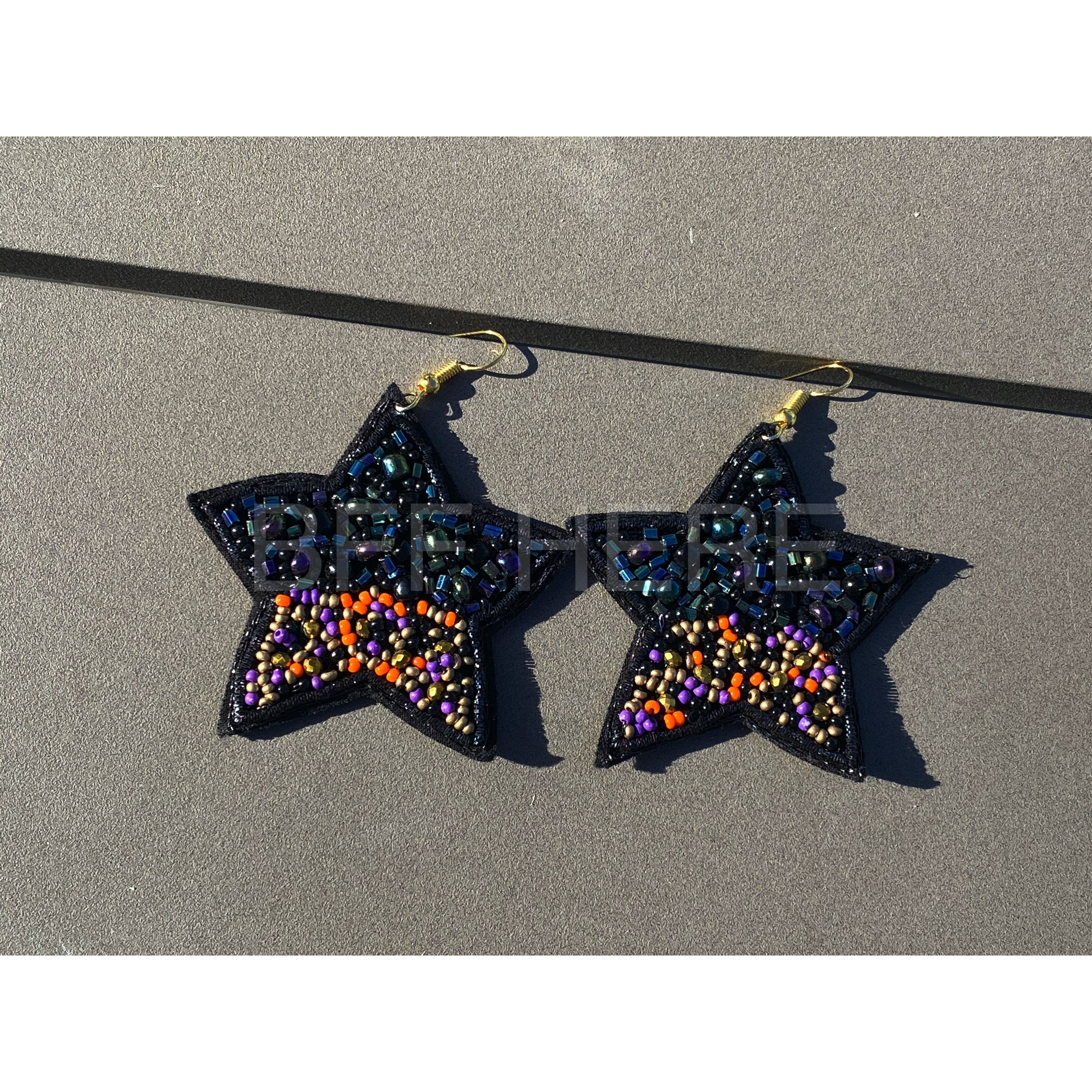 Halloween Star Statement Earrings - BFF Here