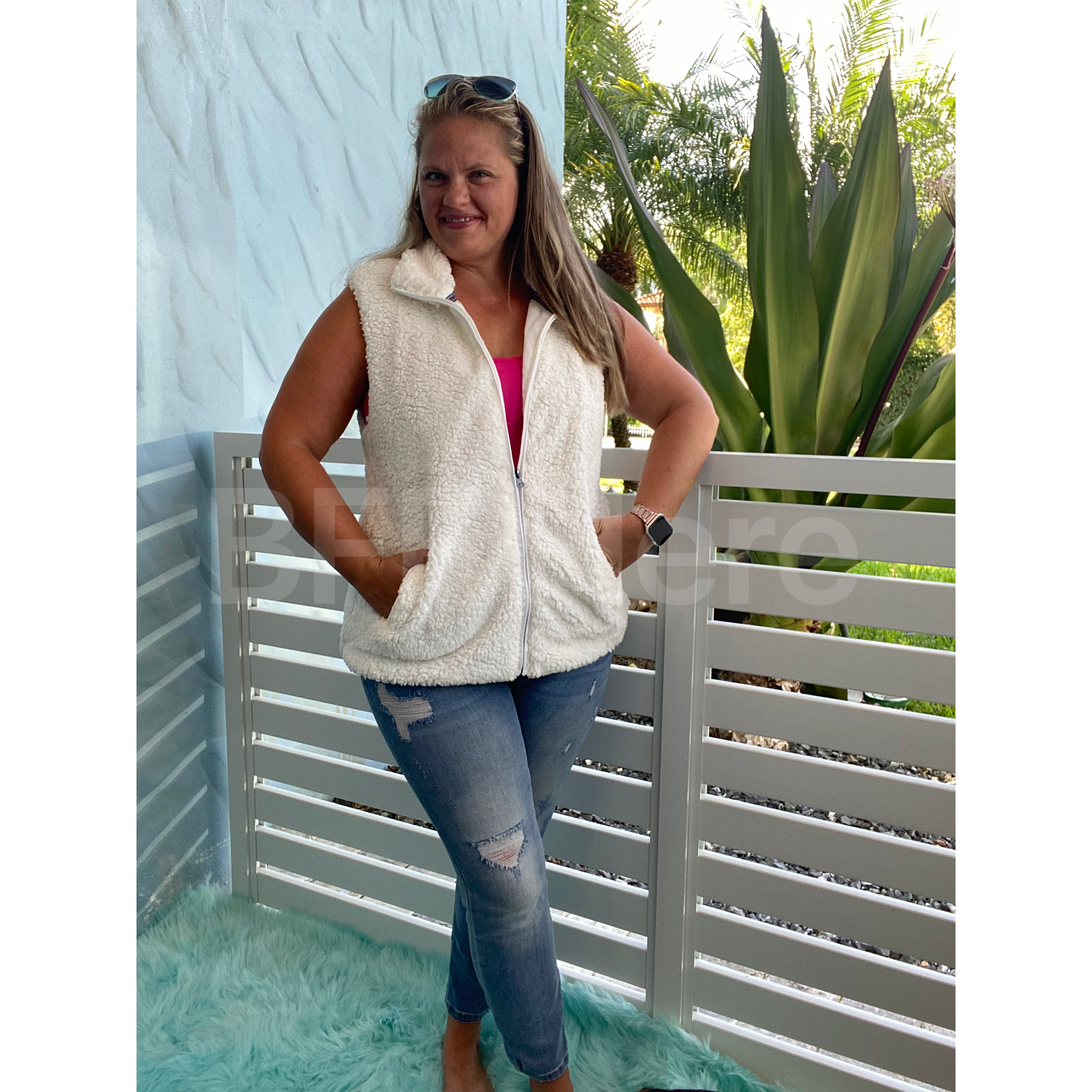 The Brooke Sherpa Vest - BFF Here