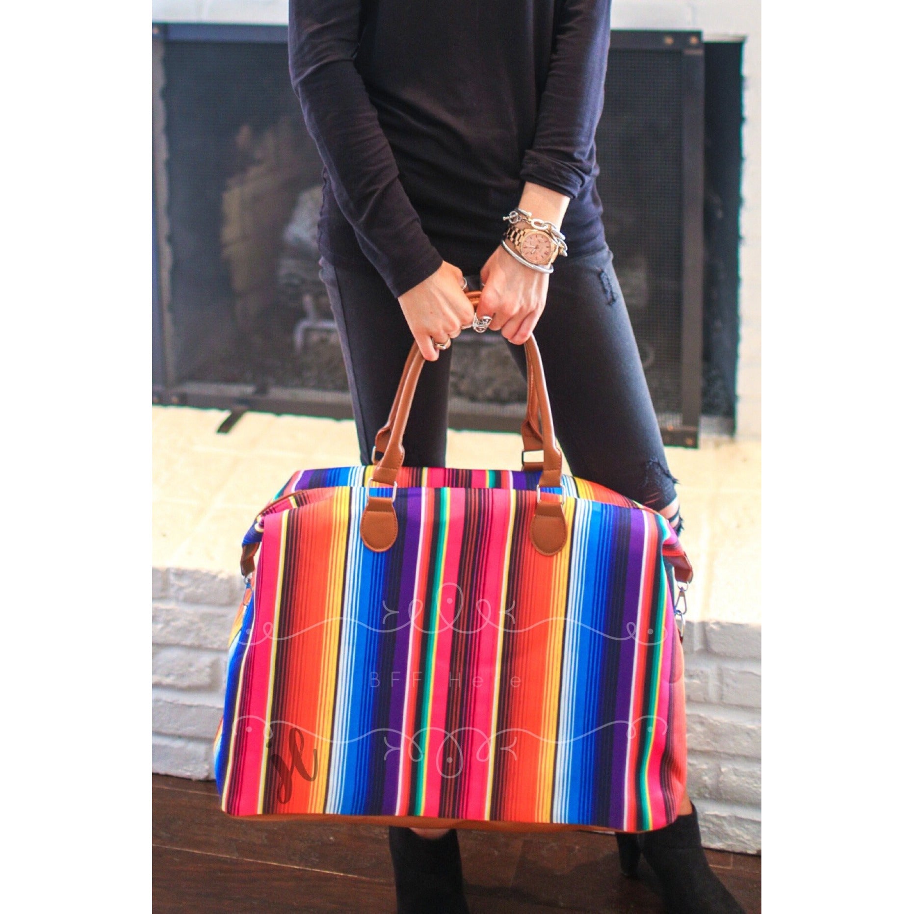 Take Me Away Weekender Bags - Serape - BFF Here