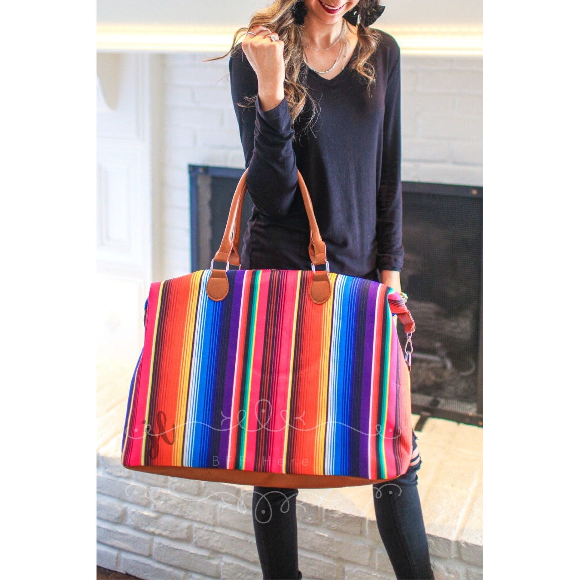 Take Me Away Weekender Bags - Serape - BFF Here