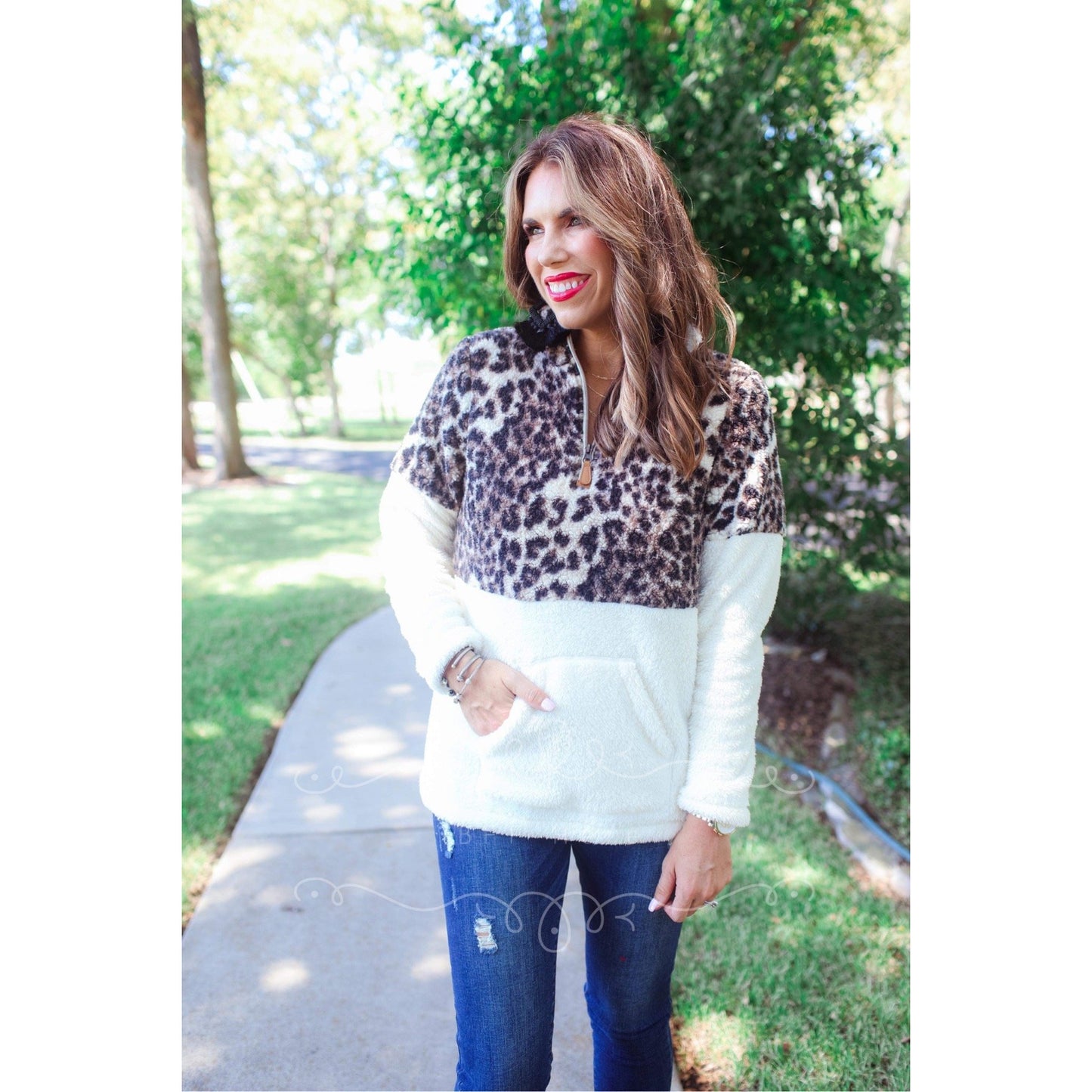 Lance Leopard Kangaroo Pullover - BFF Here