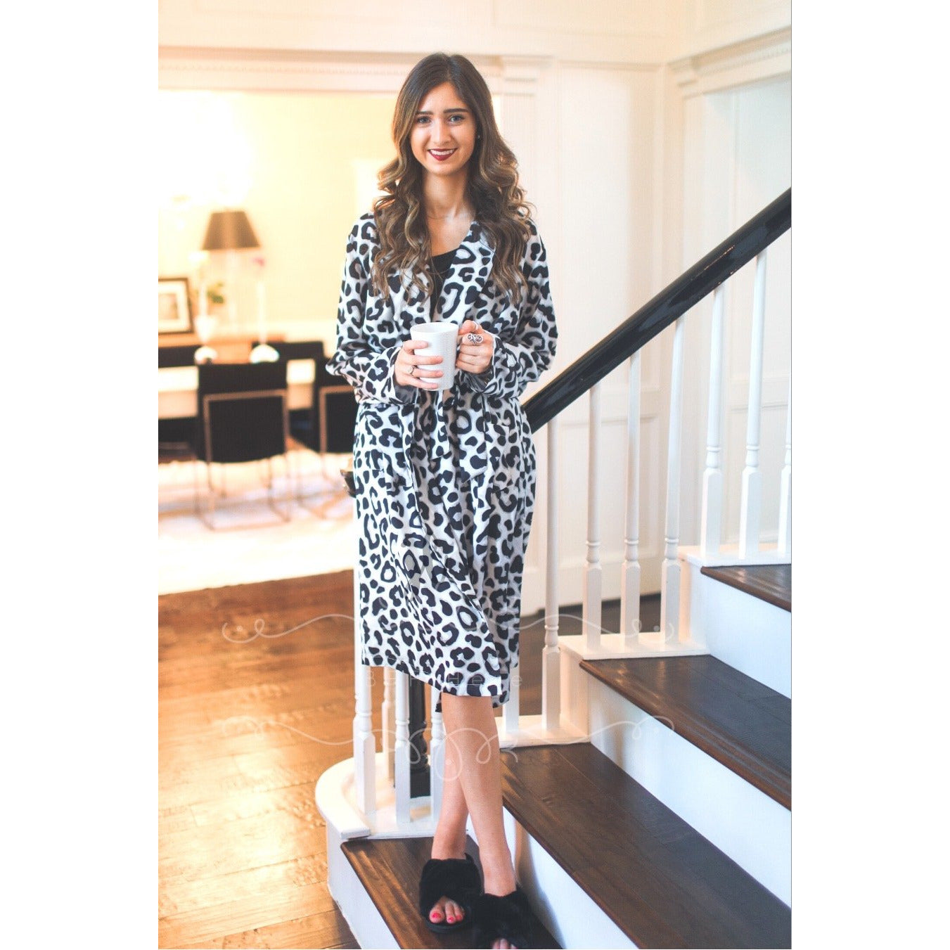 Lucy Leopard Robe -- Choice of Color - BFF Here