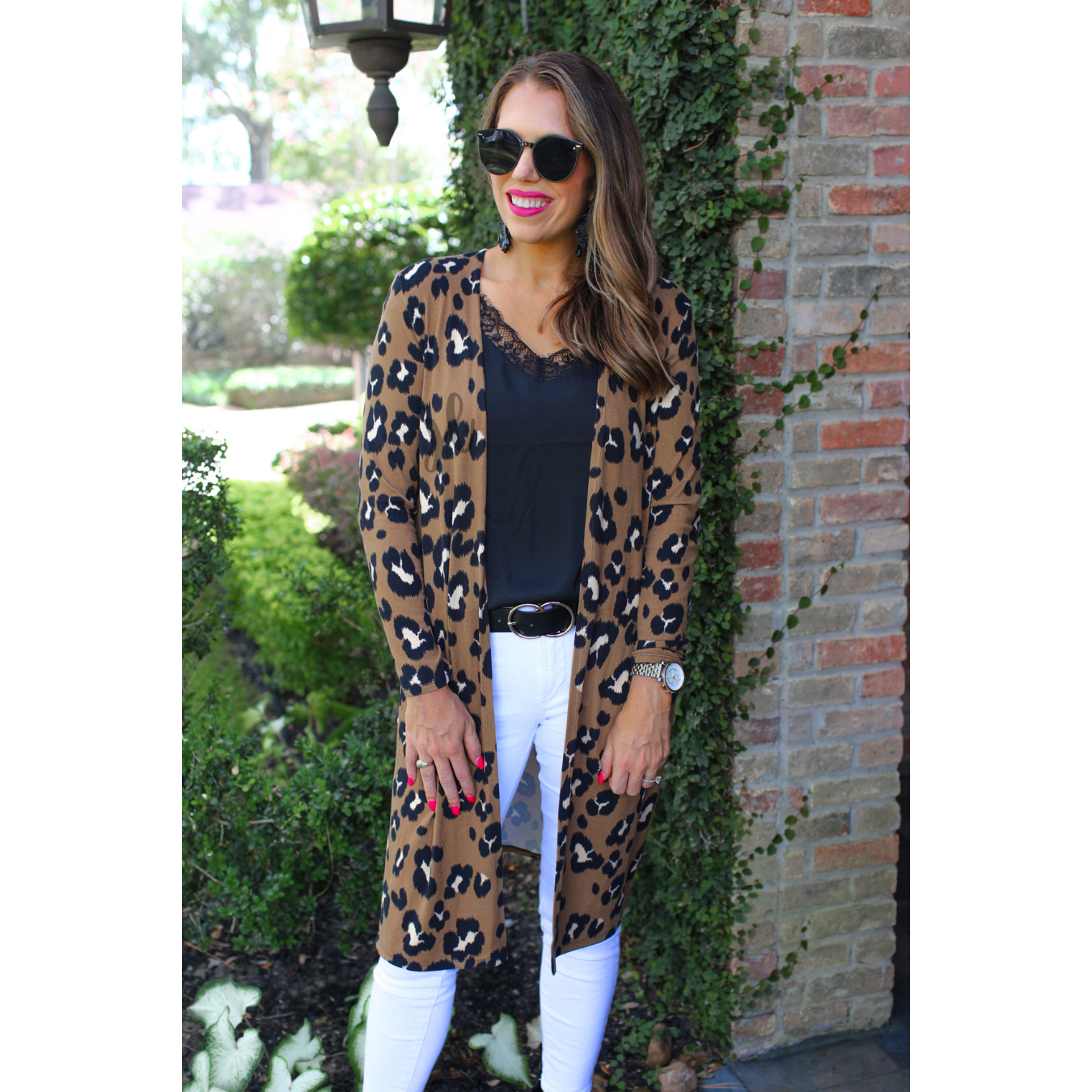 Charlie Leopard Long Cardigan - BFF Here