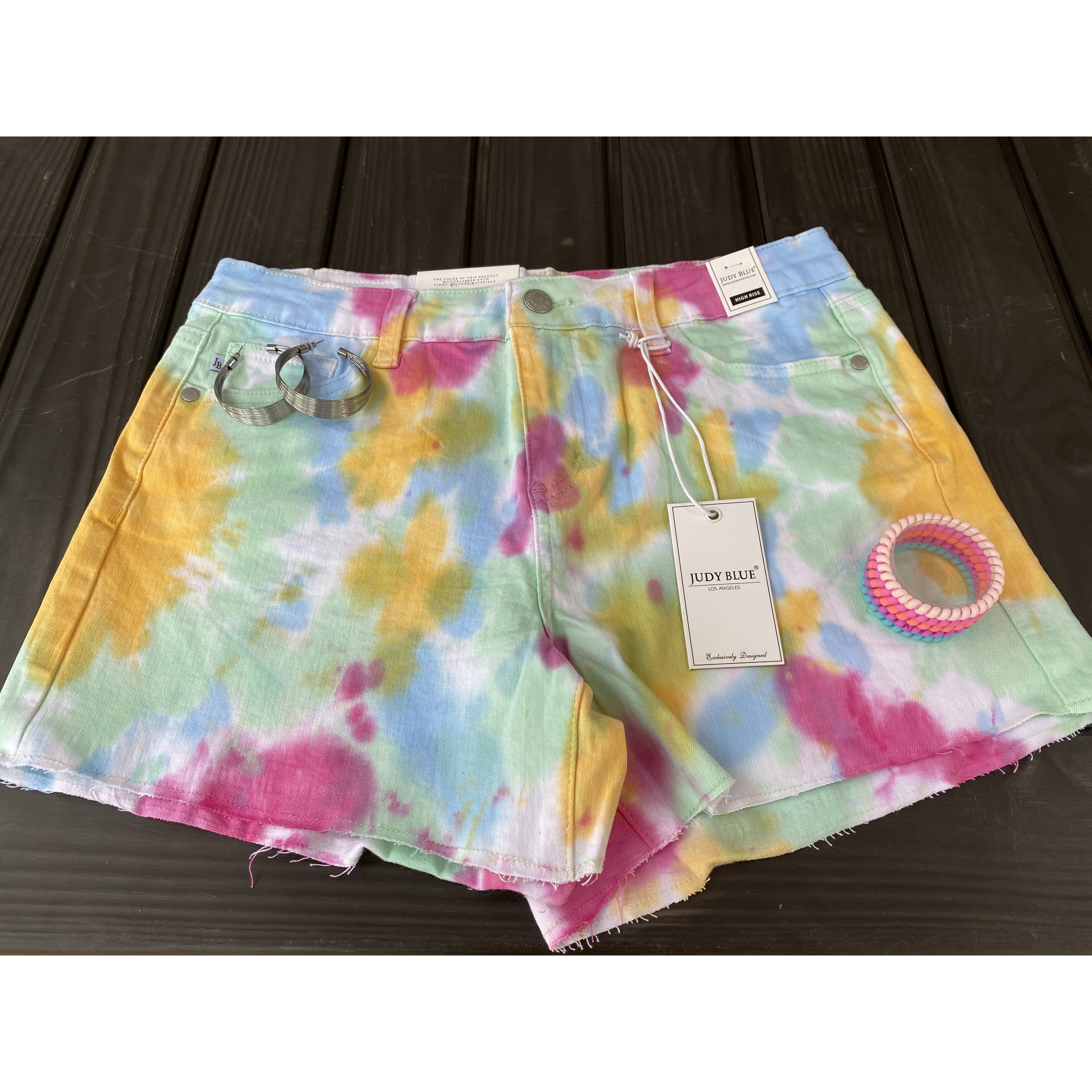 Tie Dye Shorts by Judy Blue - BFF Here