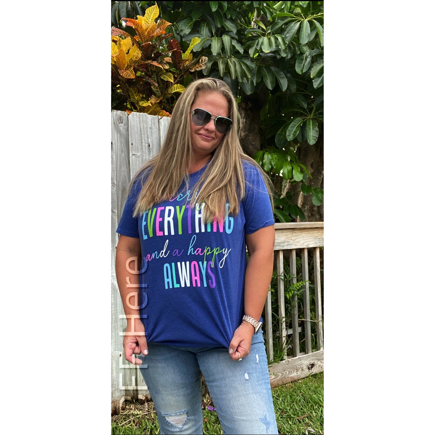 Merry Everything and A Happy Always T-Shirt - BFF Here