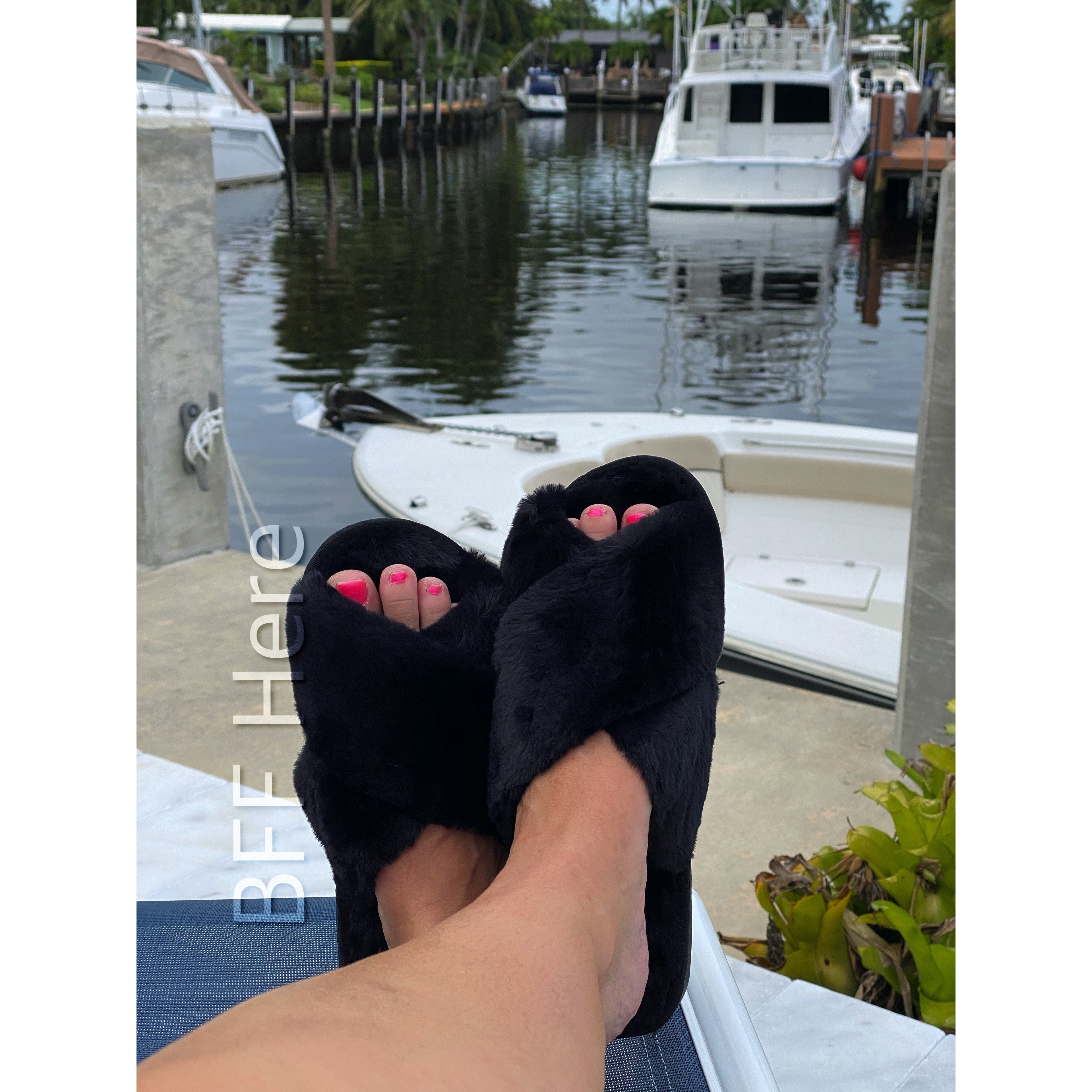 Criss Cross Slippers - BFF Here