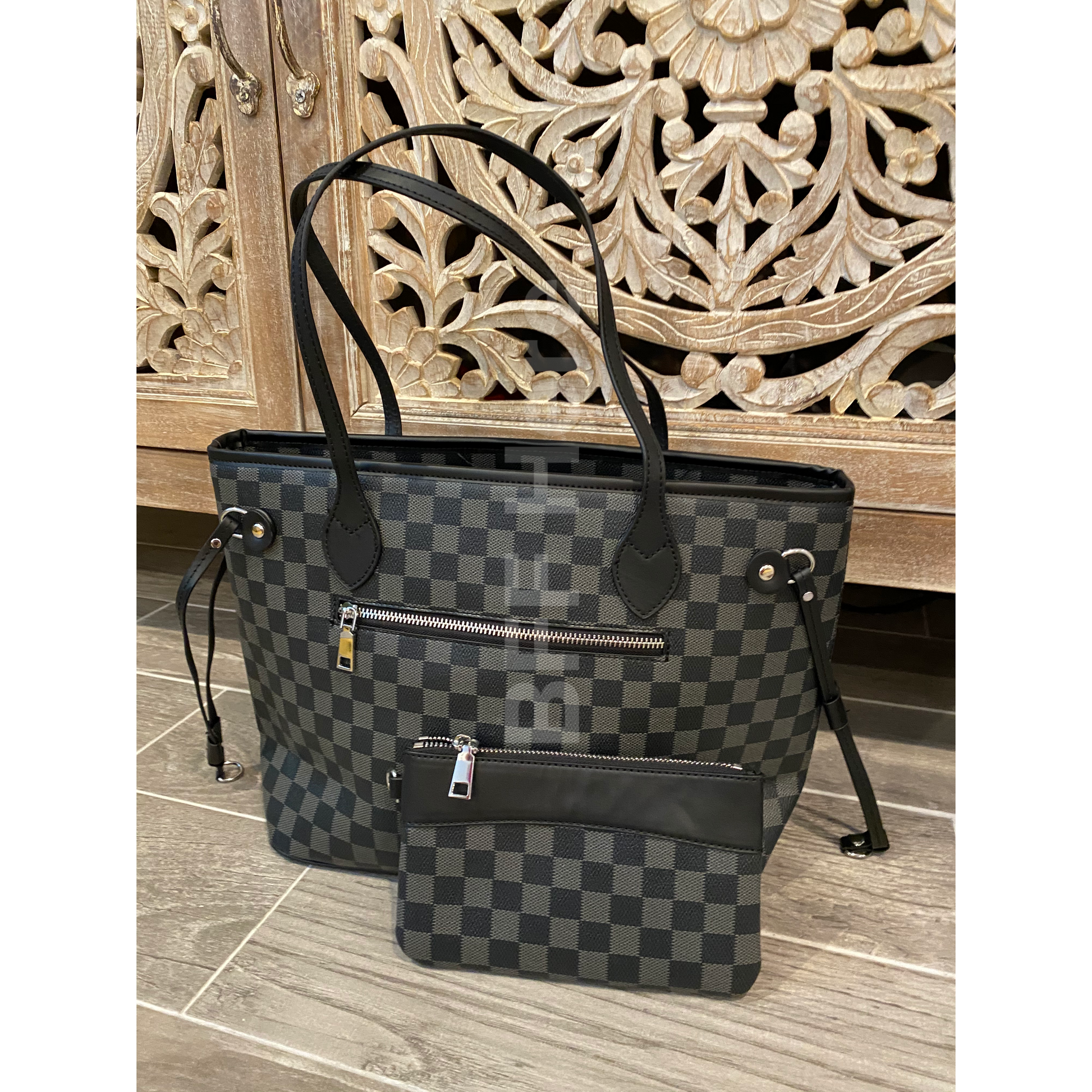 Tory Checkered Handbag -- Choice of Color - BFF Here