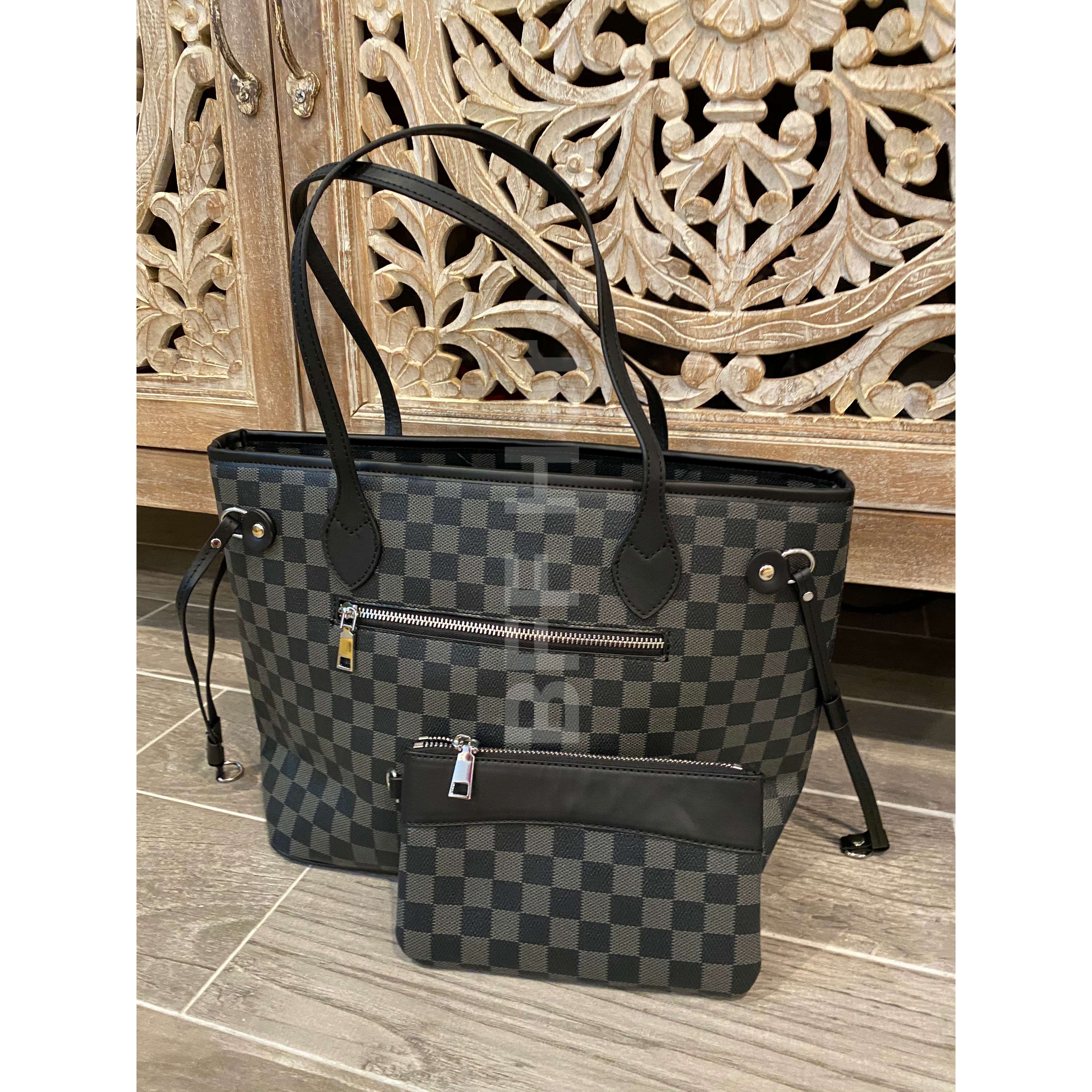 Tory Checkered Handbag -- Choice of Color - BFF Here
