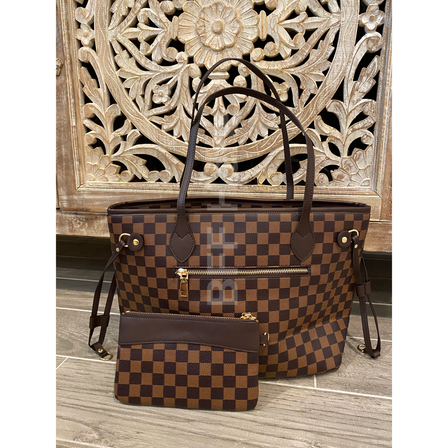 Tory Checkered Handbag -- Choice of Color - BFF Here