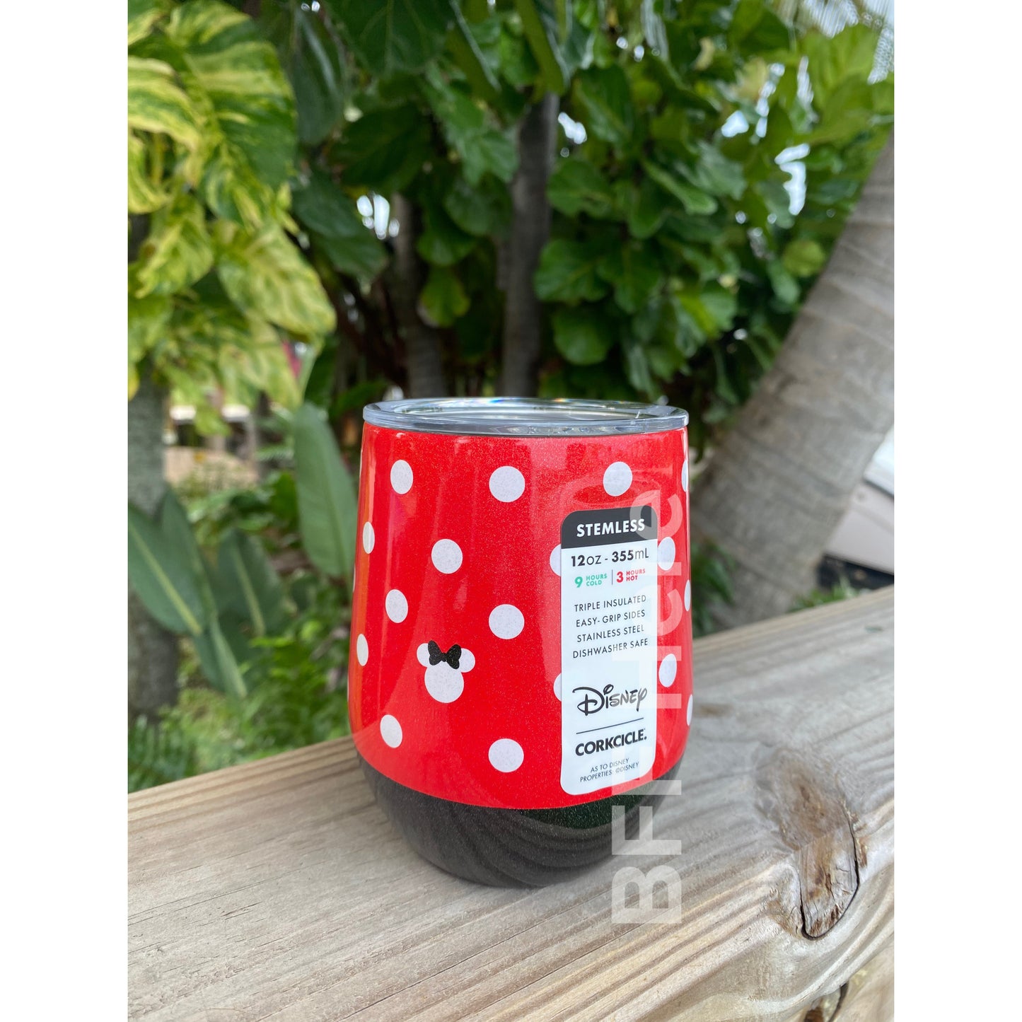 Disney's Minnie Mouse Polka Dot 12oz. Stemless by CORKCICLE - BFF Here