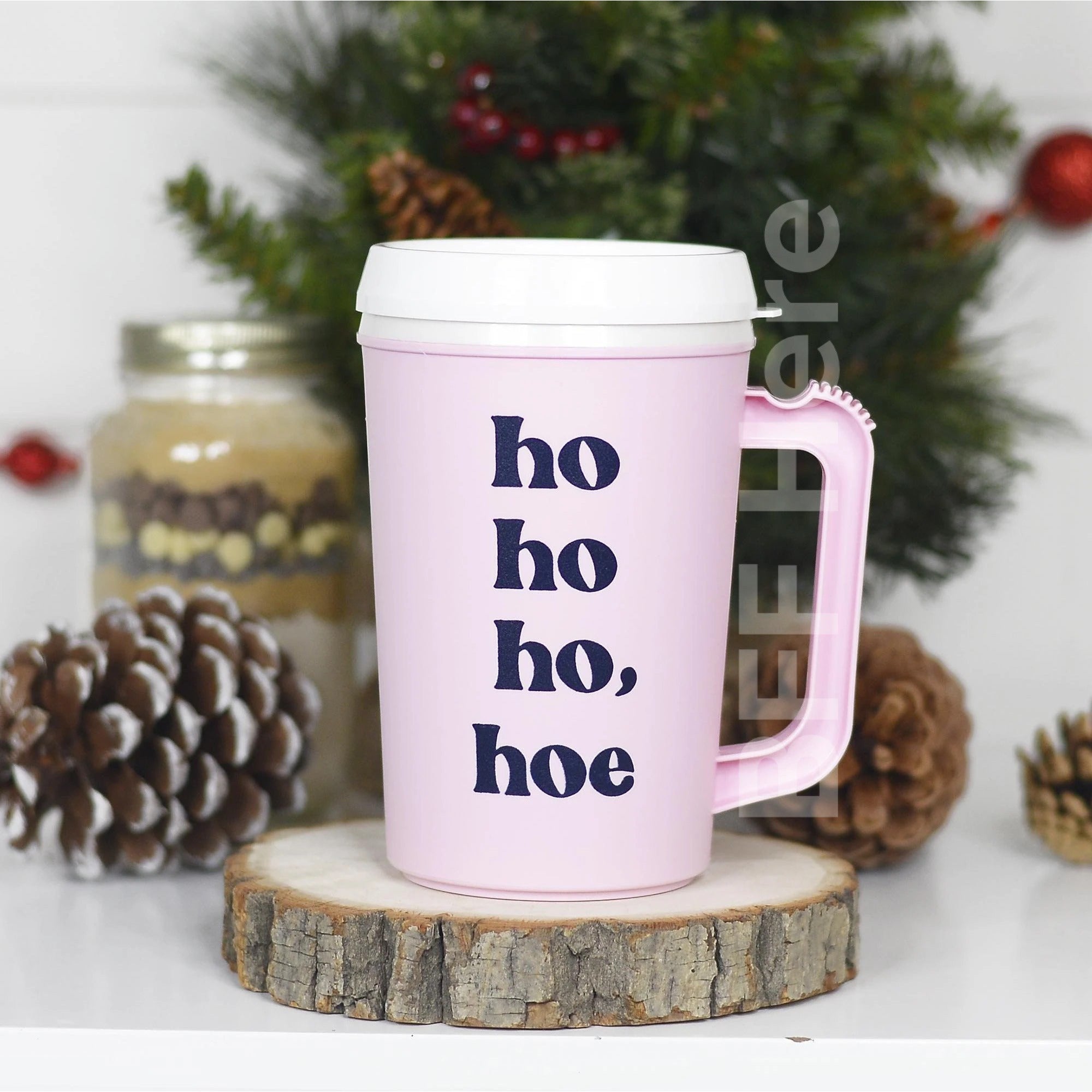 Ho Ho Ho, Hoe Thermal Insulated Cup - BFF Here