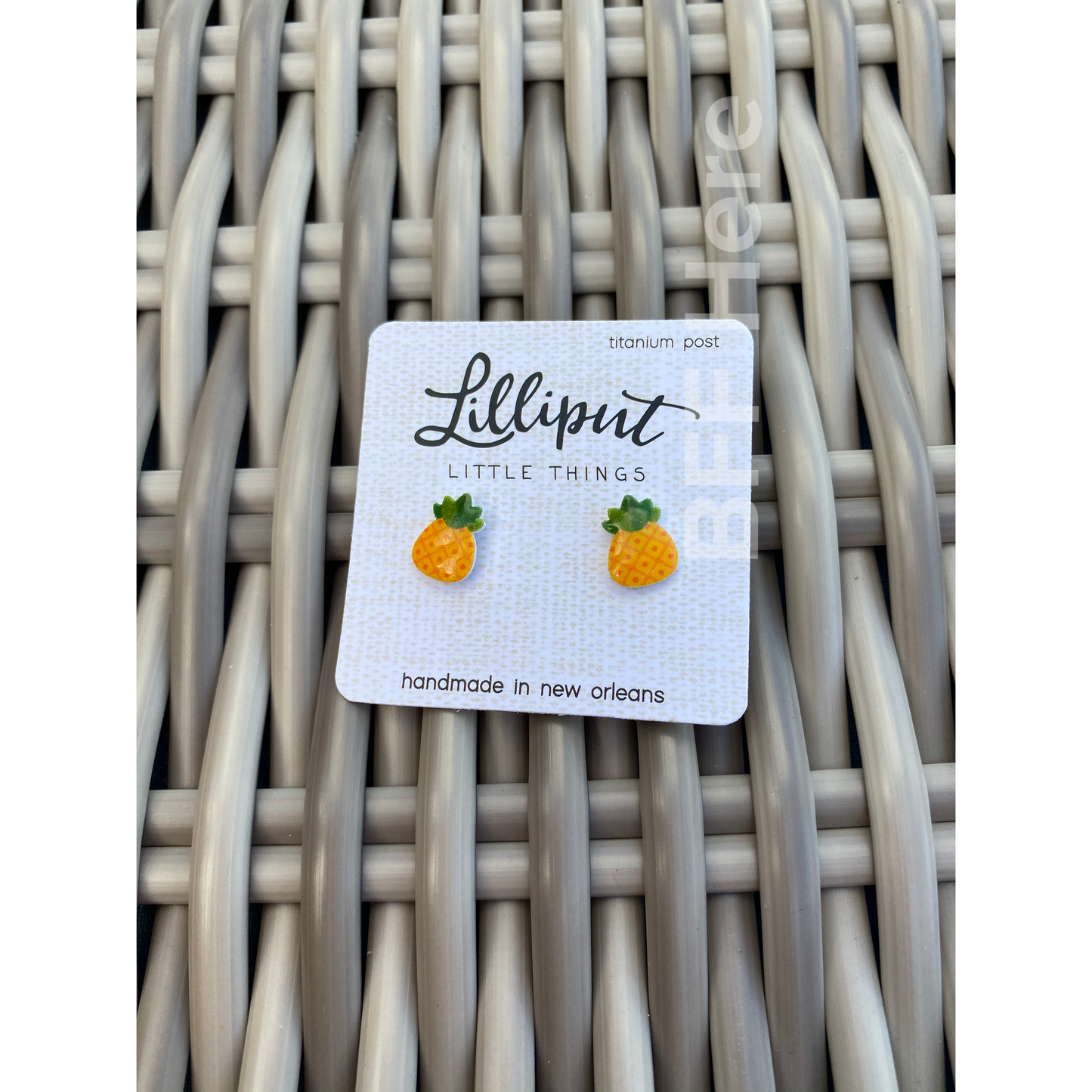 Pineapple Earrings - BFF Here