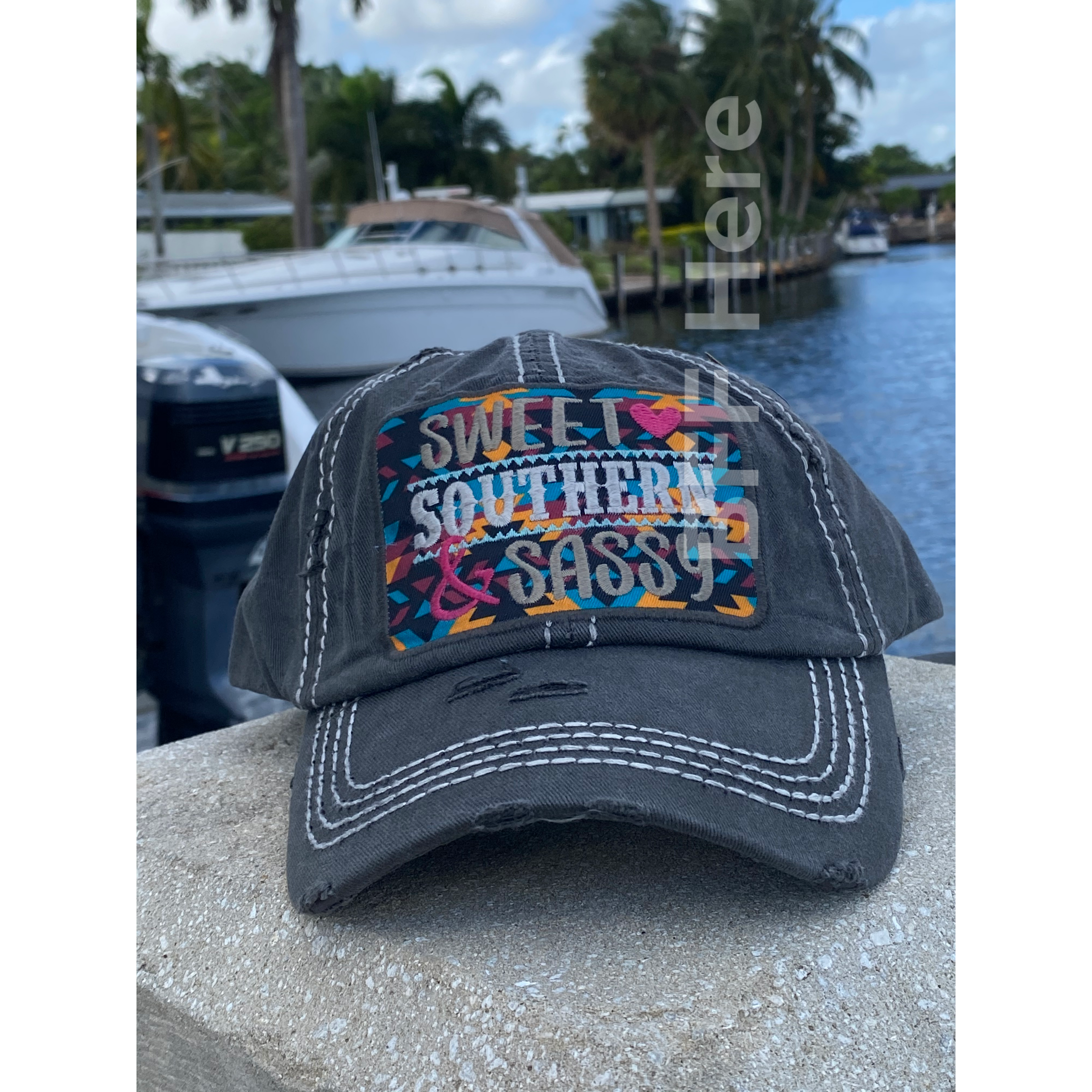 Sweet Southern & Sassy Vintage Hat -  Choice of Color - BFF Here