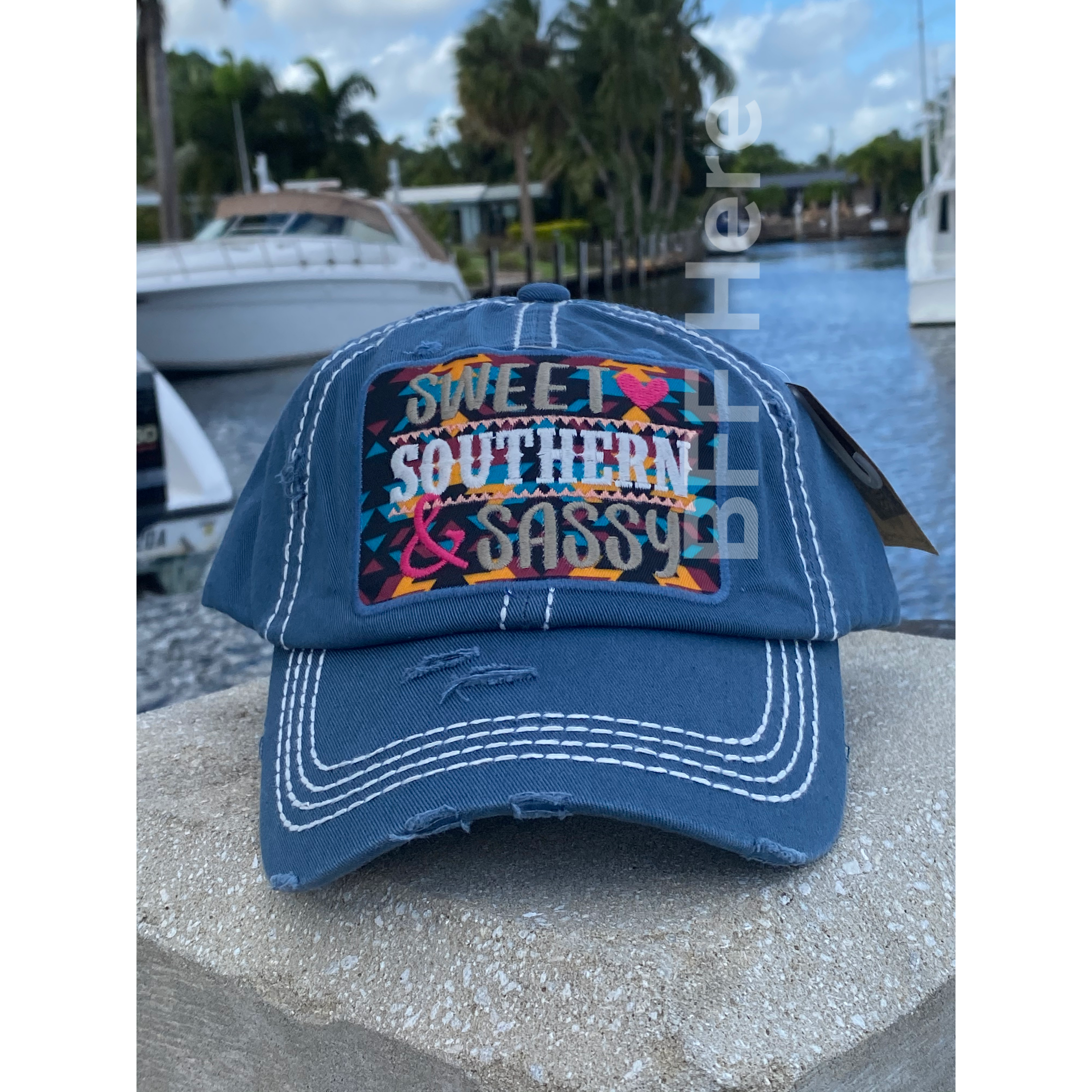 Sweet Southern & Sassy Vintage Hat -  Choice of Color - BFF Here