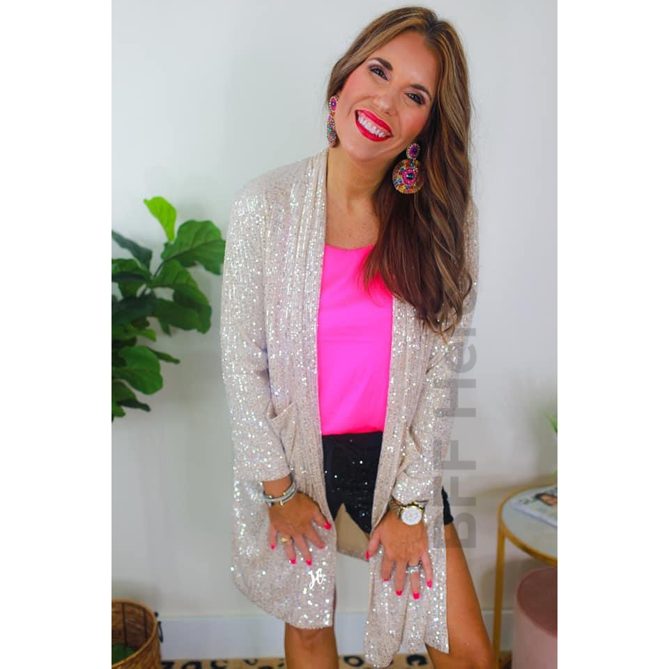 Paparazzi Sequin Jacket - BFF Here