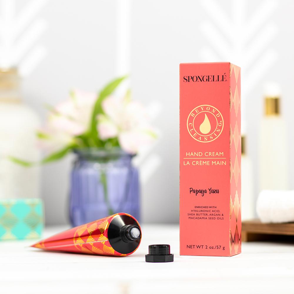 Hand Cream by Spongellé -- Papaya Yuzu - BFF Here