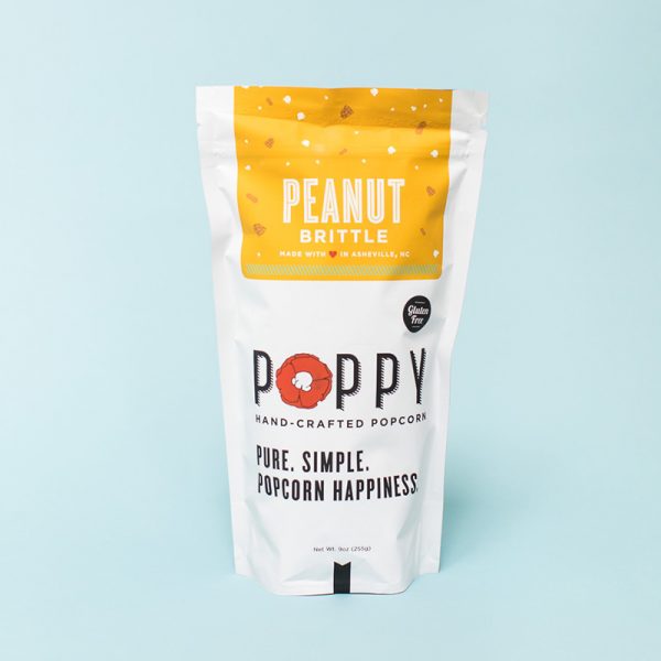 Peanut Brittle Popcorn by Poppy - BFF Here