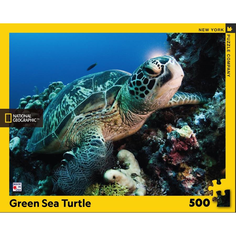 Green Sea Turtle Puzzle - BFF Here