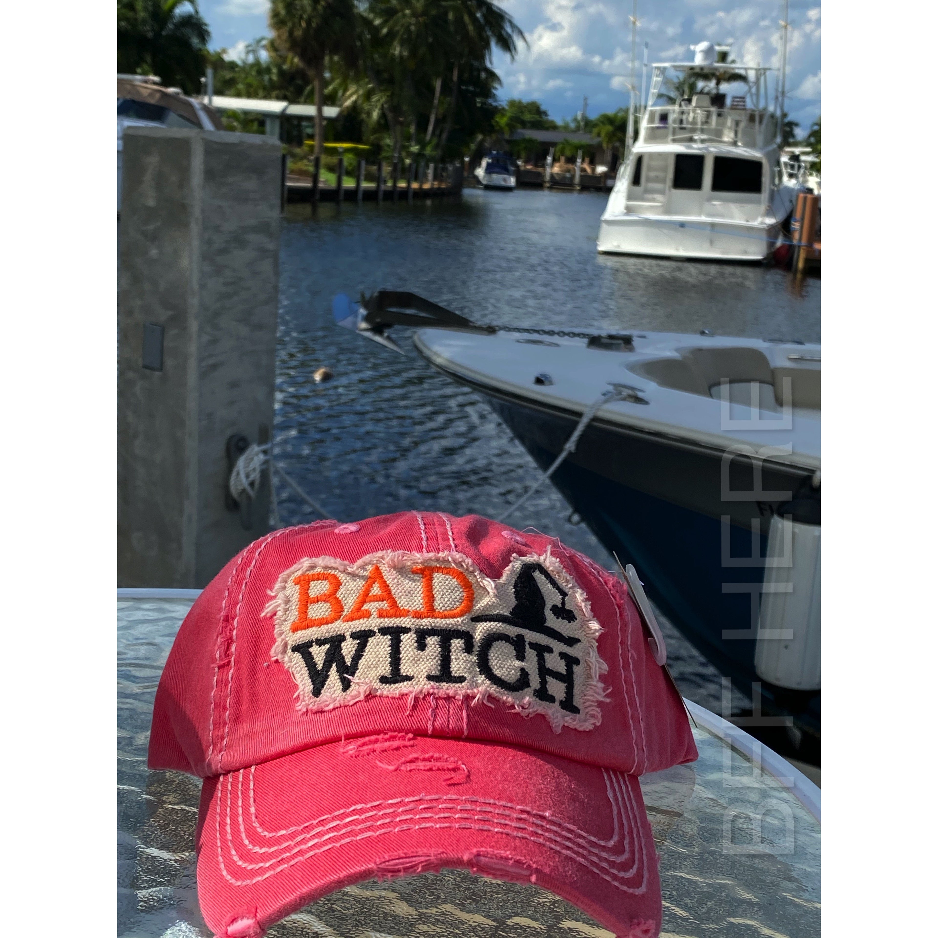Bad Witch Vintage Hat -- Choice of Color - BFF Here