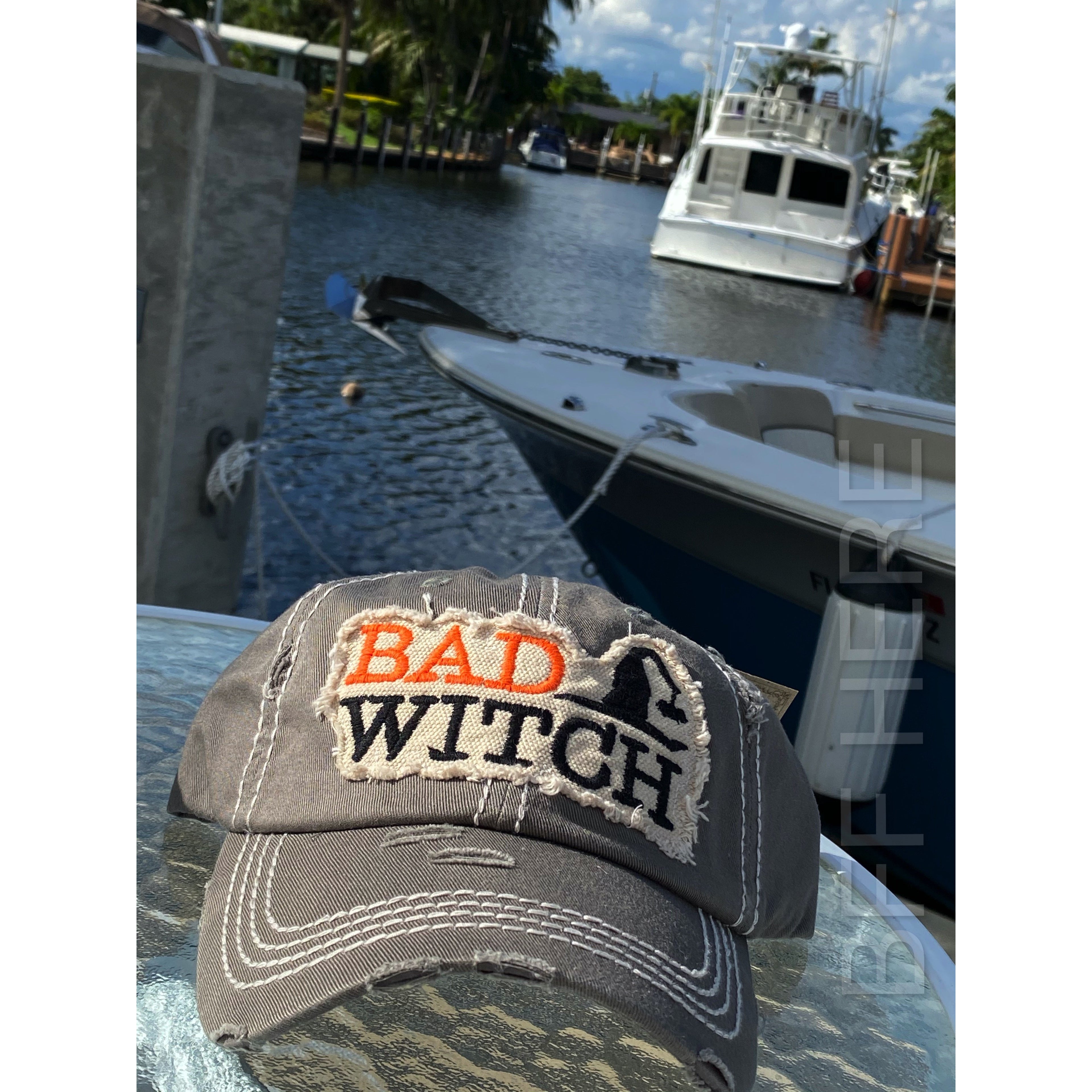 Bad Witch Vintage Hat -- Choice of Color - BFF Here