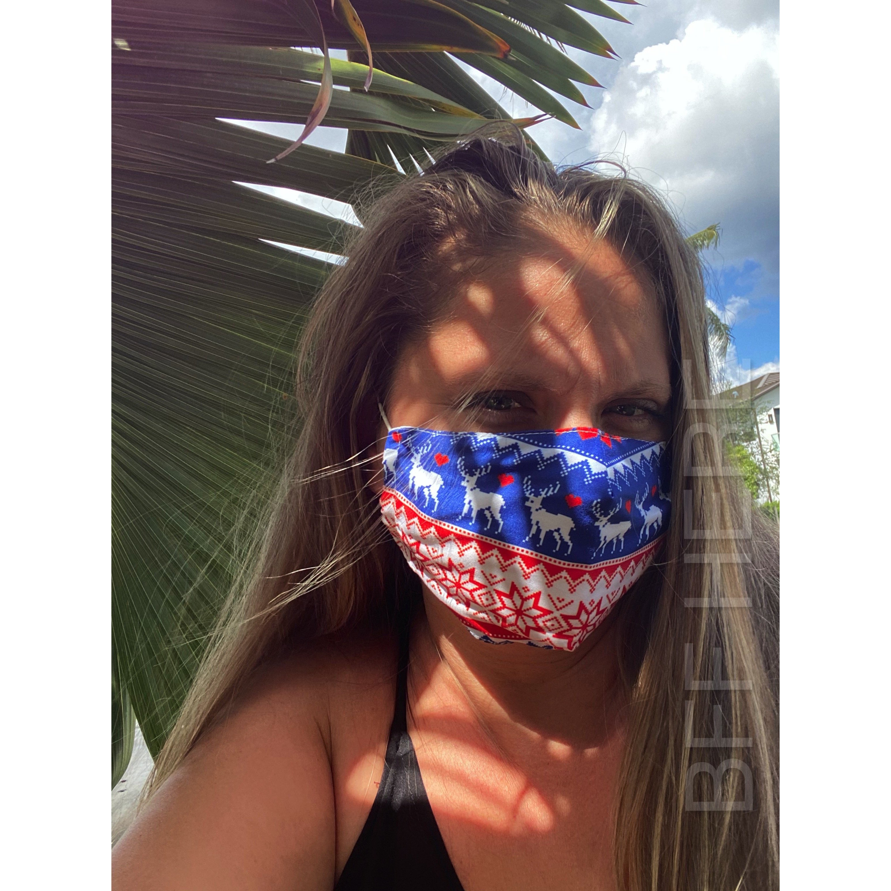 Holiday Isle Adjustable Face Mask - Adult - BFF Here