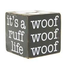 Pet Wooden Cube -- Choice of Color - BFF Here