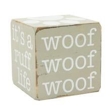 Pet Wooden Cube -- Choice of Color - BFF Here