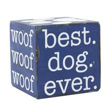 Pet Wooden Cube -- Choice of Color - BFF Here