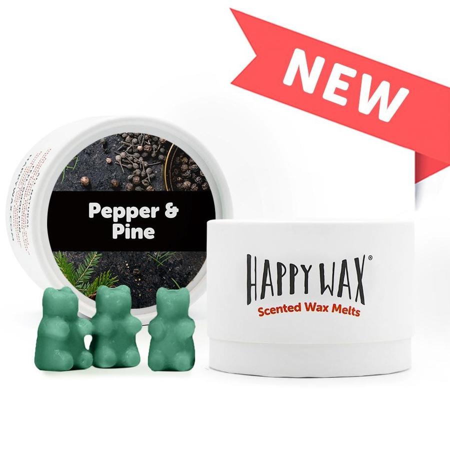 Happy Wax Soy Melts --  Pepper and Pine - BFF Here