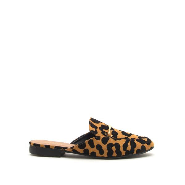 Regent Leopard Ballerina Mules -- Choice of Size - BFF Here