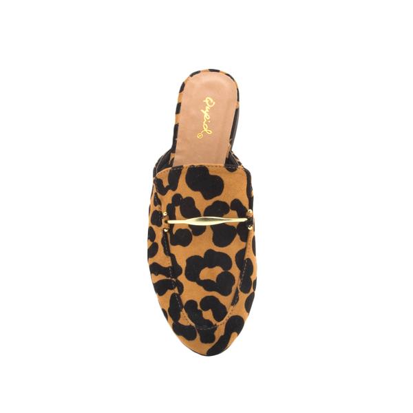 Regent Leopard Ballerina Mules -- Choice of Size - BFF Here
