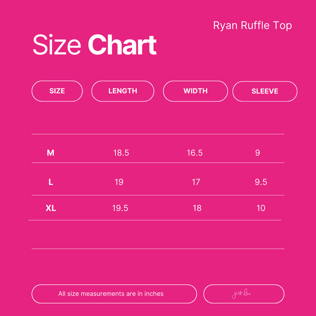 PREORDER-Ryan Ruffle Top (Ships End of March) - BFF Here
