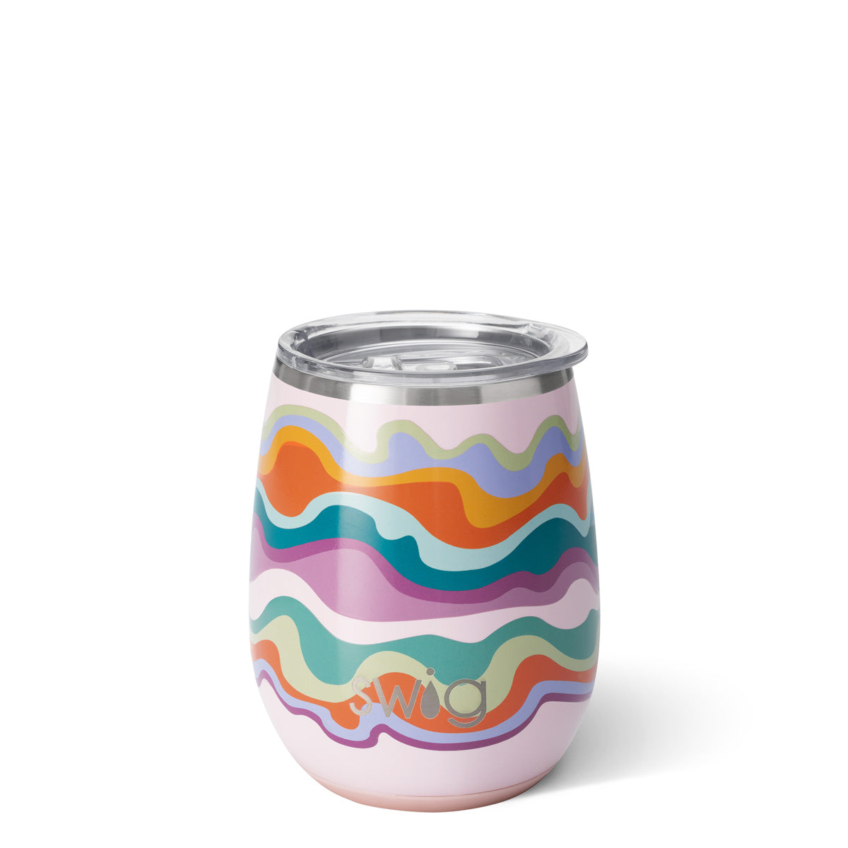 Sand Art Stemless Wine Cup (14oz) by Swig Life - BFF Here