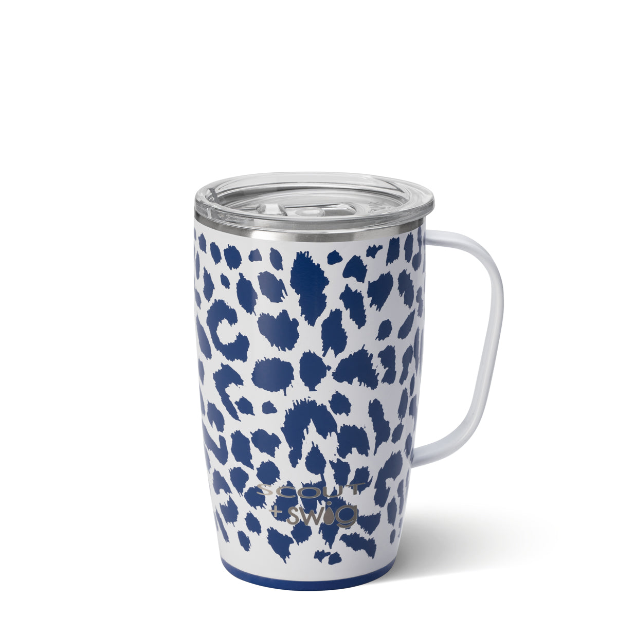 SCOUT+Swig Leopard Noir Mug (18oz) by Swig Life - BFF Here