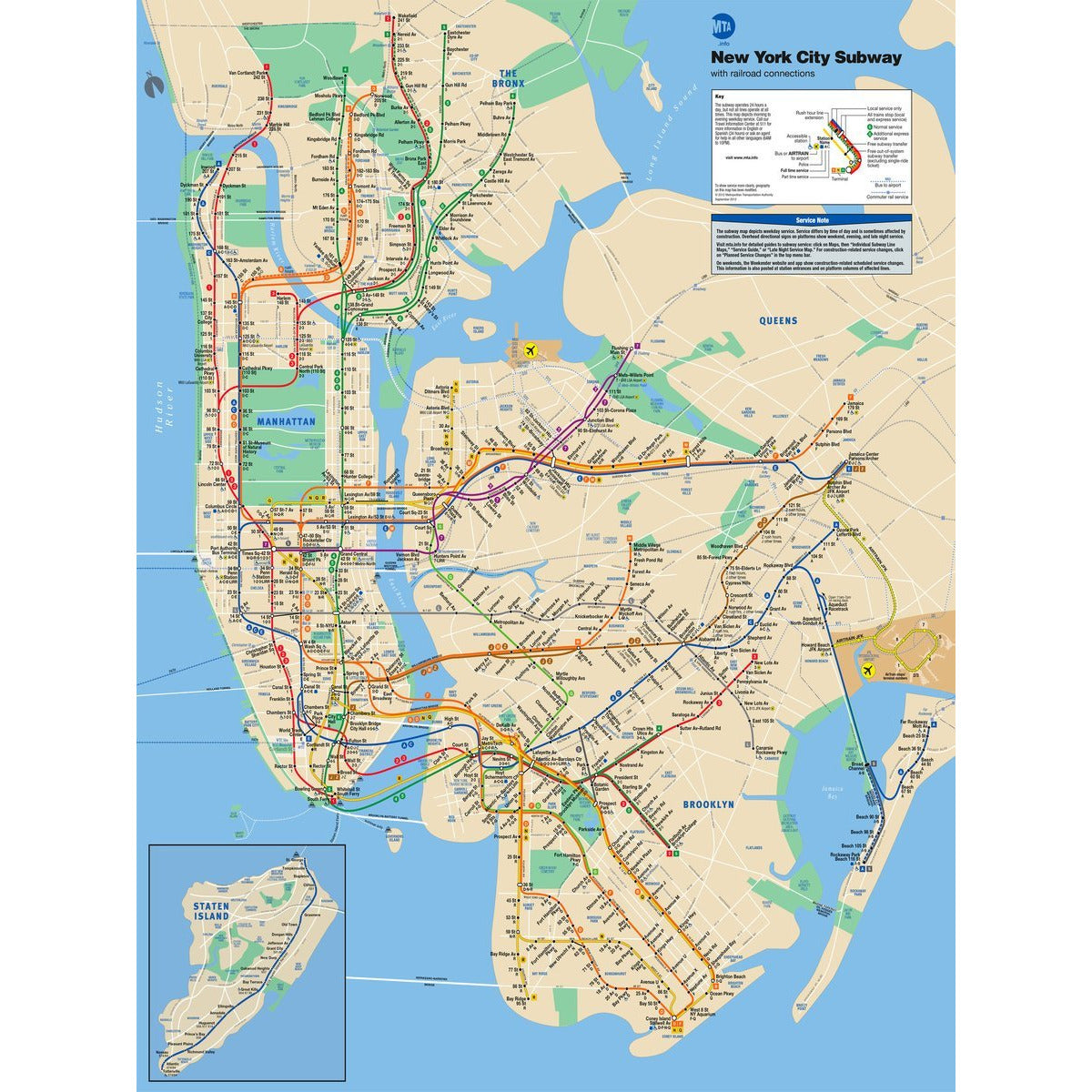 New York Subway Map Puzzle - BFF Here