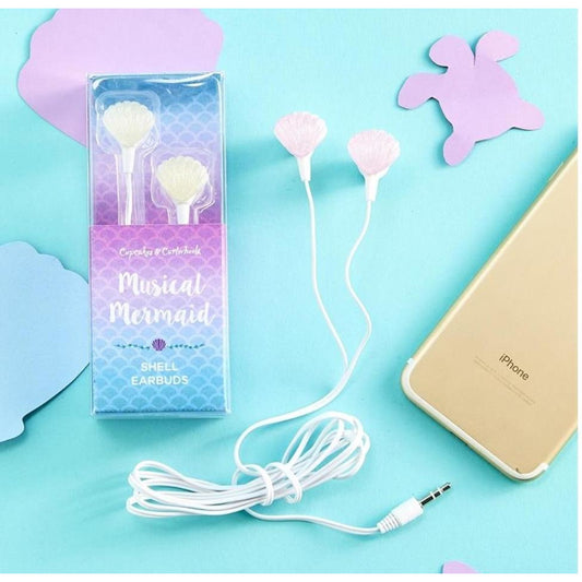 Mermaid Earbuds -- Choice of Color - BFF Here